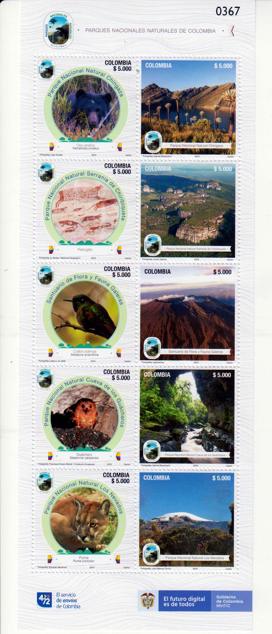 Zdr.Nationalparks 2019, Tiere