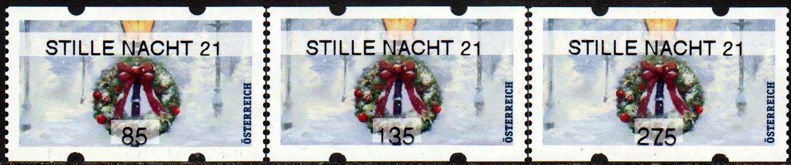 Weihnachten 2021, Türkranz "Stille Nacht 21"