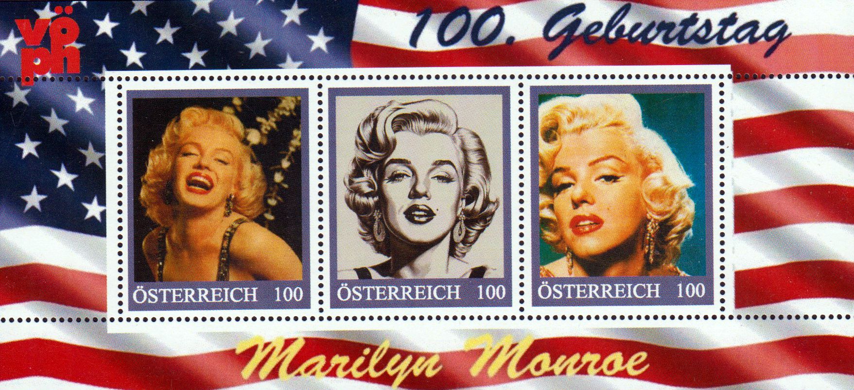 Block: 100. Geburtstag Marilyn Monroe 2026