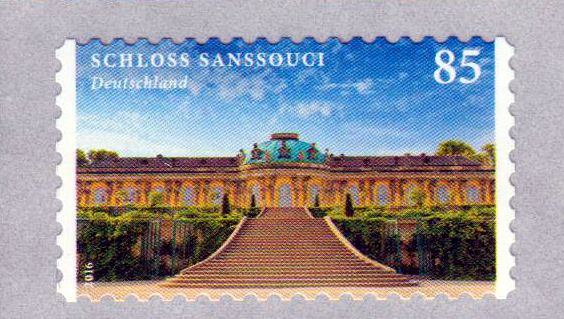 Schloss Sanssouci, sk, mit rückseit. Nr.