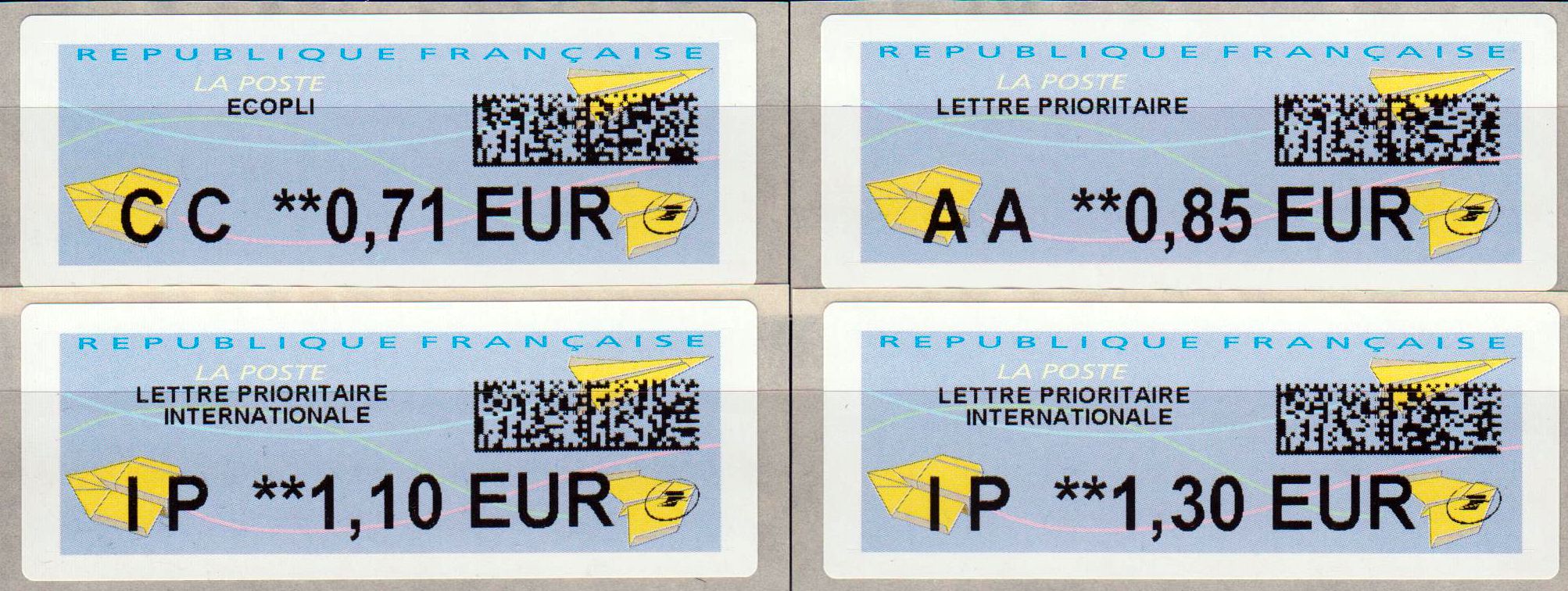 Dauerausgabe, IER-ATM mit 2D-Matrixcode (FR21)