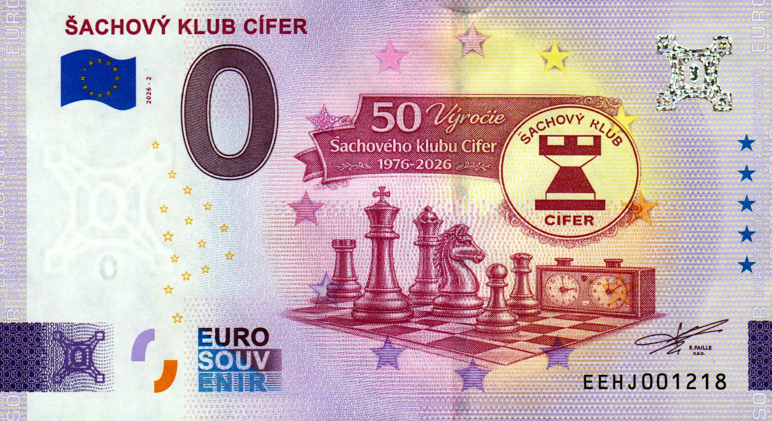 Sachovy Klub Cifer 2026-2 Silber