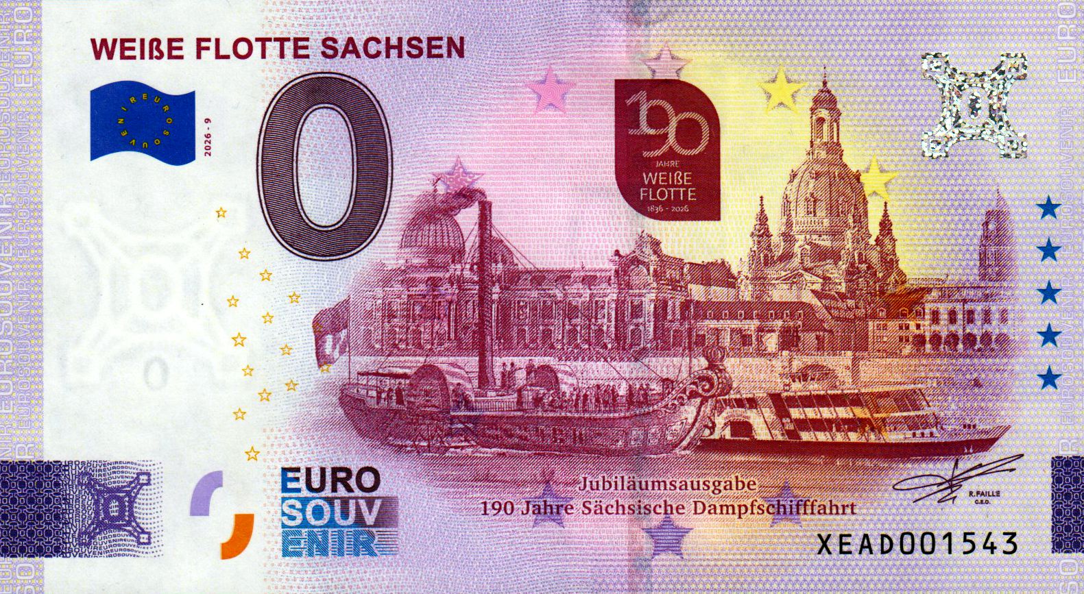 Weiße Flotte Sachsen 2026-9 Silber