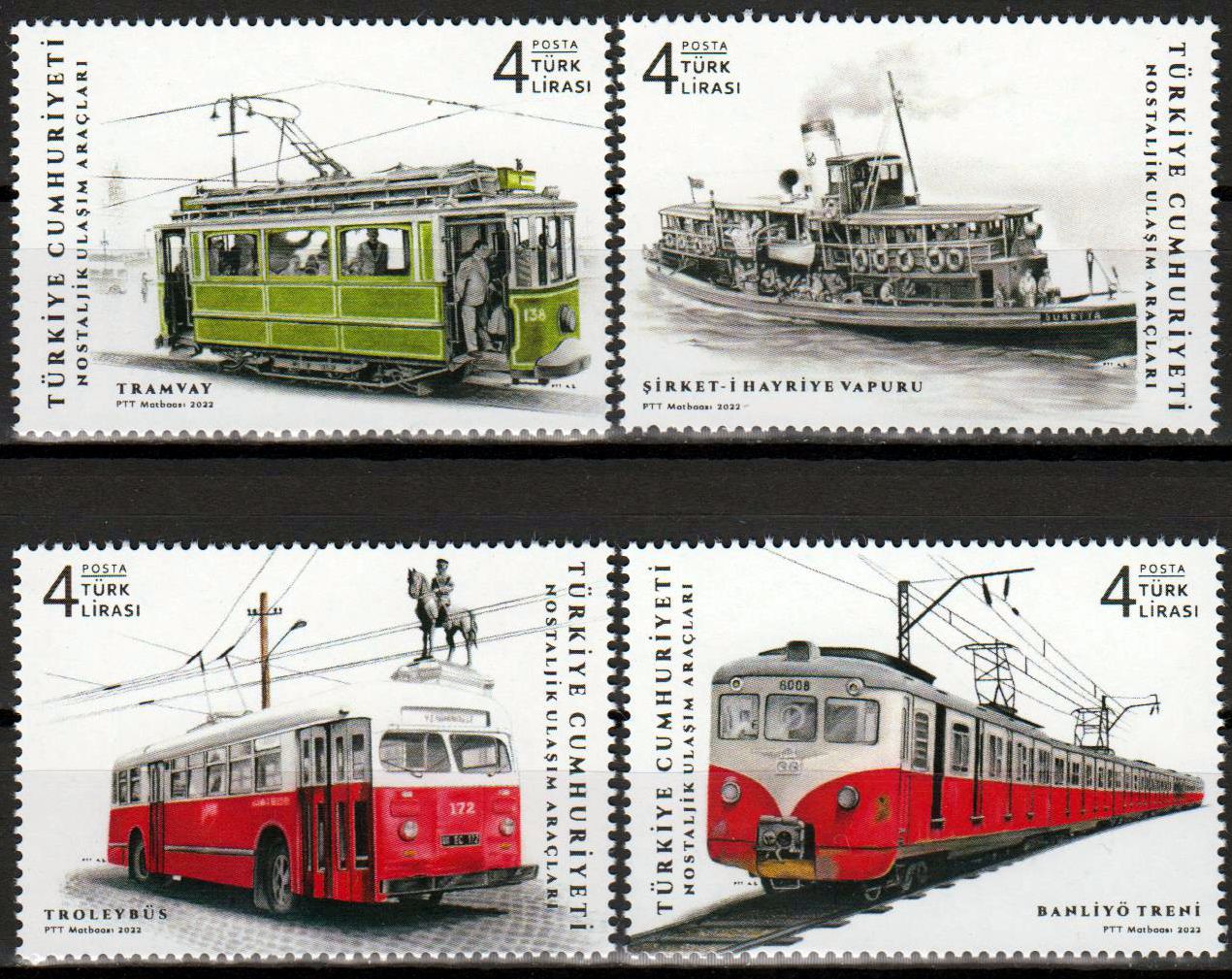 Nostalgische Transportmittel 2022, Straßenbahnen, Schiff