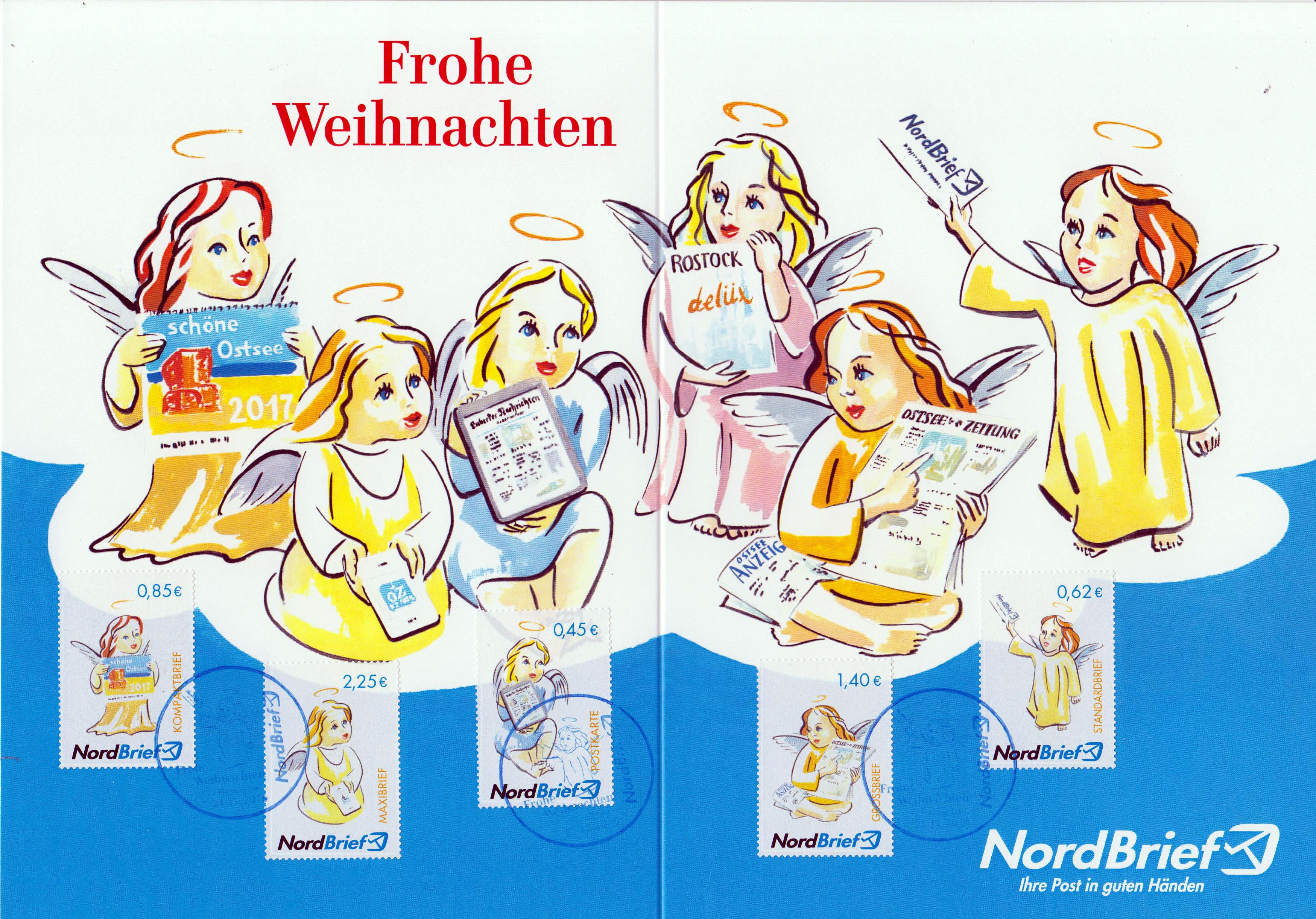 offizielle Ersttags-Klappkarte Weihnachten 2016