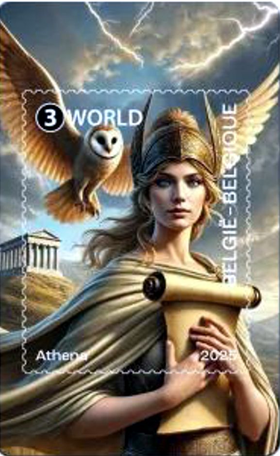 Block: Crypto, Athena 2025, Hologramm, Farbe Schwarz