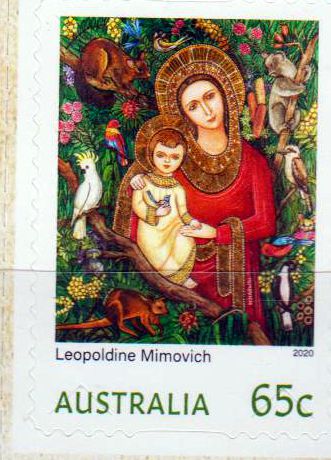 Weihnachten 2020, Madonna mit Kind, sk, a. MH