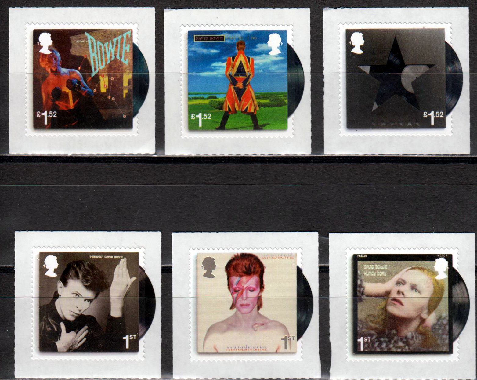 David Bowie, Schallplattencover 2017, sk