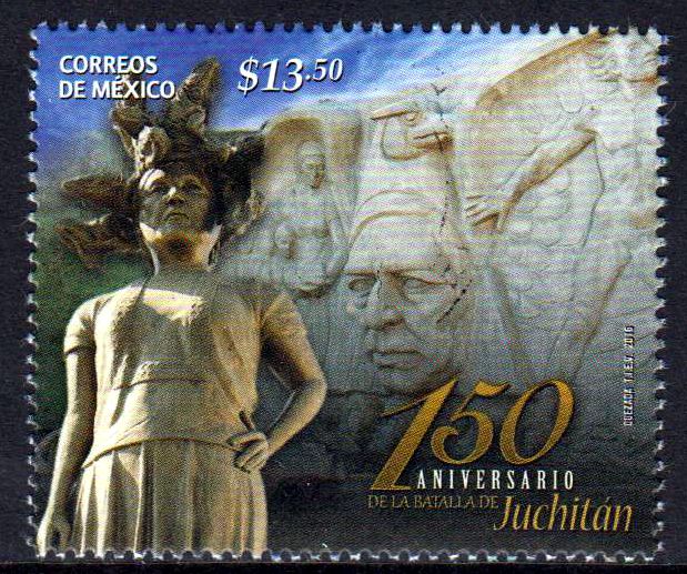 Schlacht von Juchitan, Statue