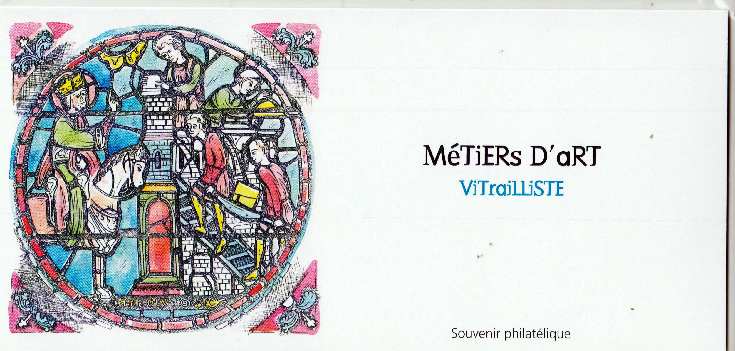 Block: Glasmalerei "Metiers d"Art, Sounenir