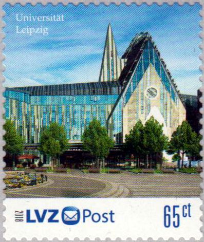 Rollenmarke "Uni Leipzig 2018" mit rück- seitiger Zählnummer, sk