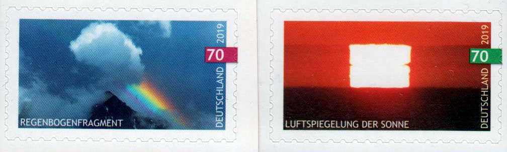 Himmelsereignisse 2019, sk, auf weißer Trägerfolie