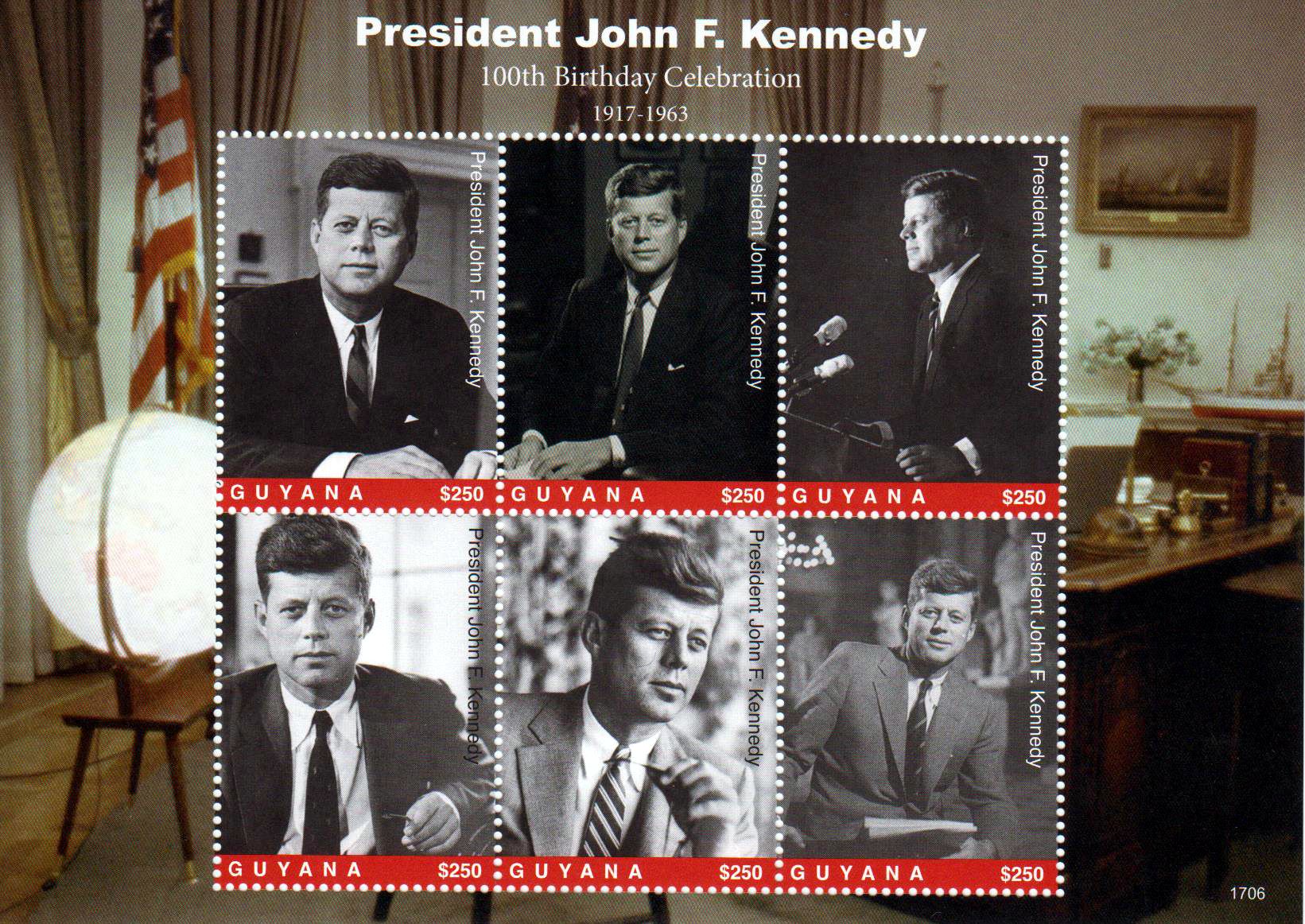 100. Geb. von John F. Kennedy