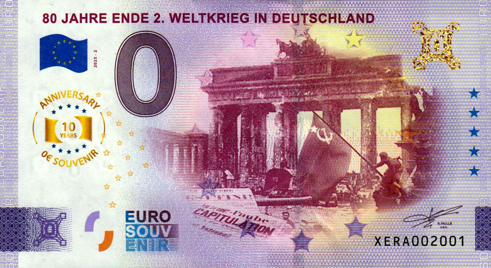 80 Jahre Ende 2. Weltkrieg in Deutsch- land 2025-2 Anniversary