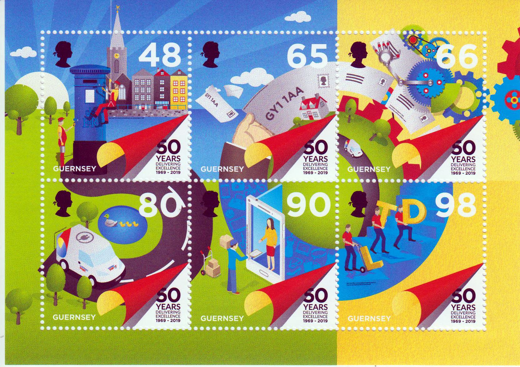 Block: 50 Jahre Post