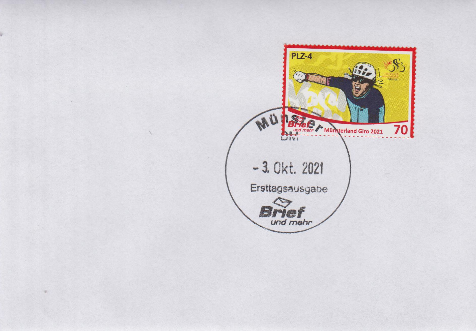 Sparkassen-Münsterland-Giro 2021, mit Aufdruck "PLZ-4"