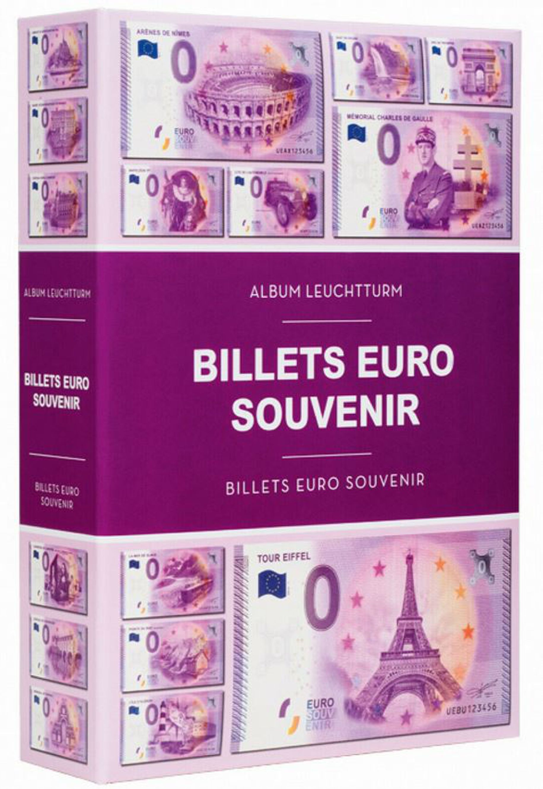 Leuchtturm Album Billets Euro Souvenir für 420 "Euro Souvenir"-Banknoten