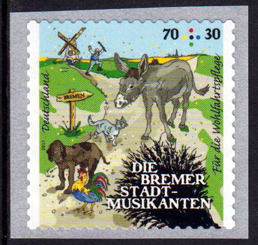 Wofa 2017, Bremer Stadtmusikanten, sk, mit rückseitiger Zählnummer