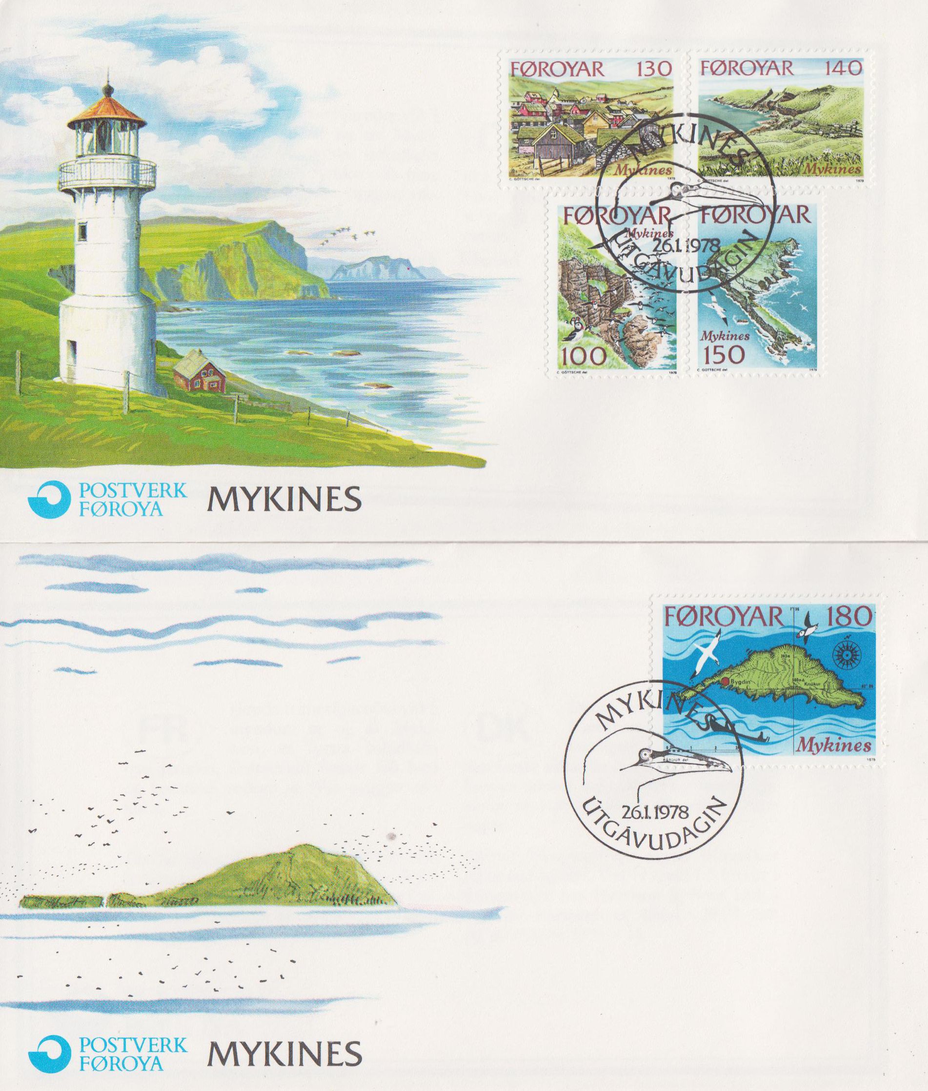 Insel Mykines 1978