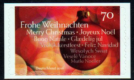 Weihnachtskugel, sk, weiße Trägerfolie