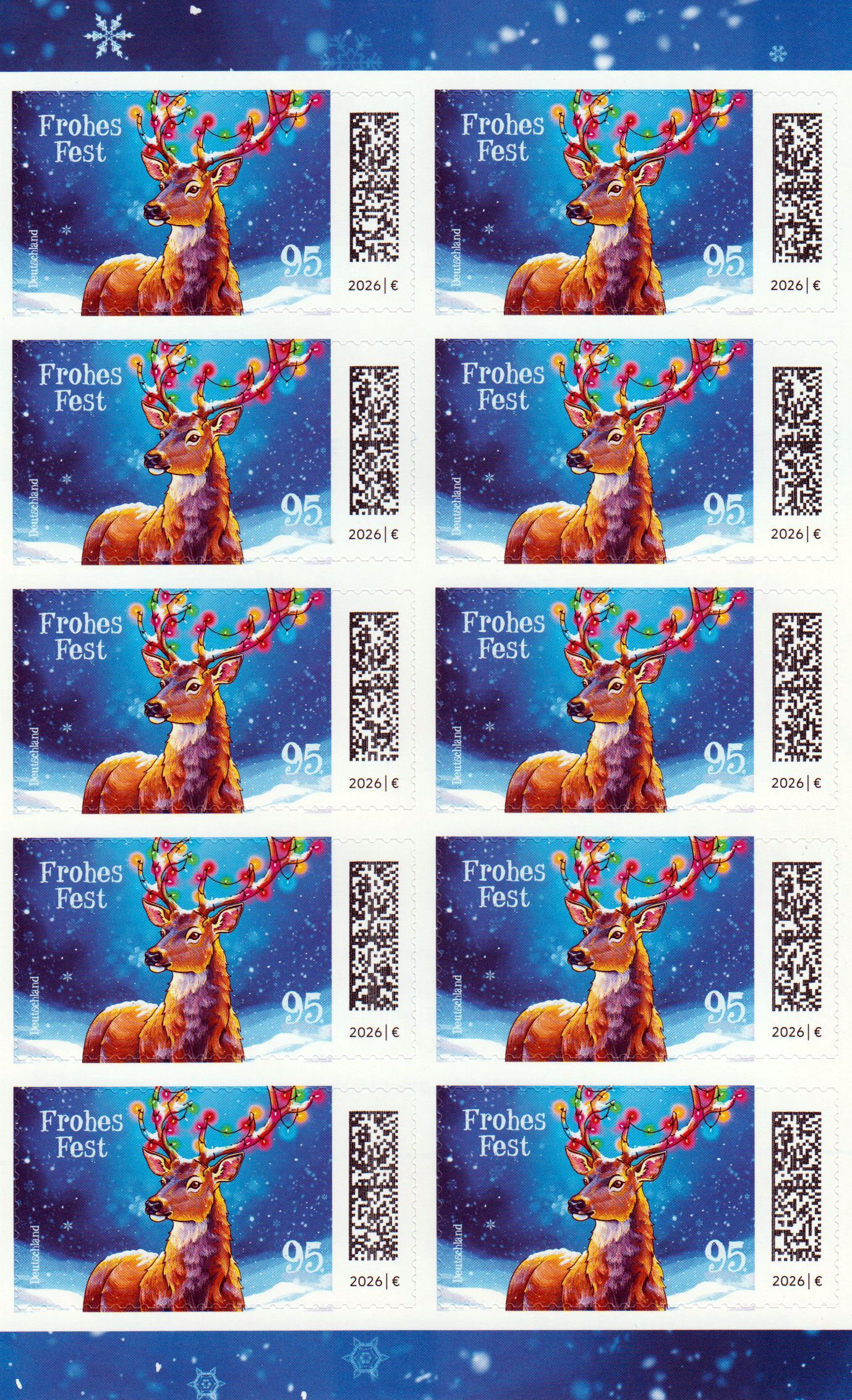 Frohes Fest 2026, Lichterhirsch, sk