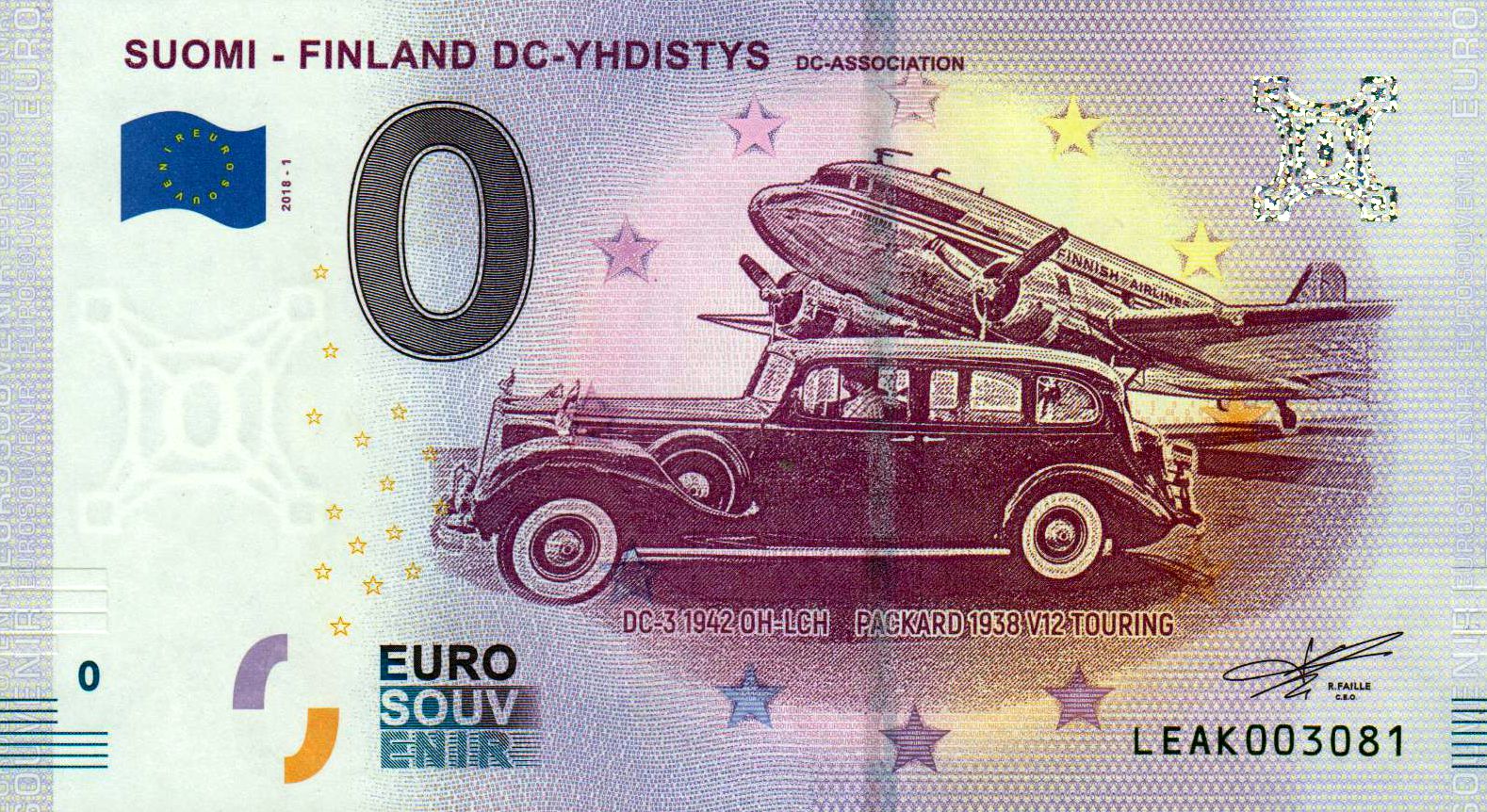 Suomi - Finland DC-YHDISTYS 2018-1
