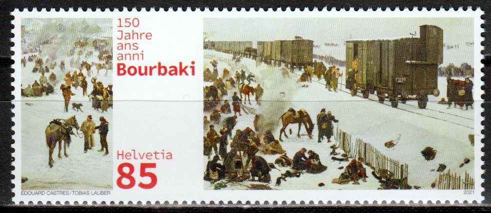 150 Jahre Bourbaki Armee 2021, Eisenbahn