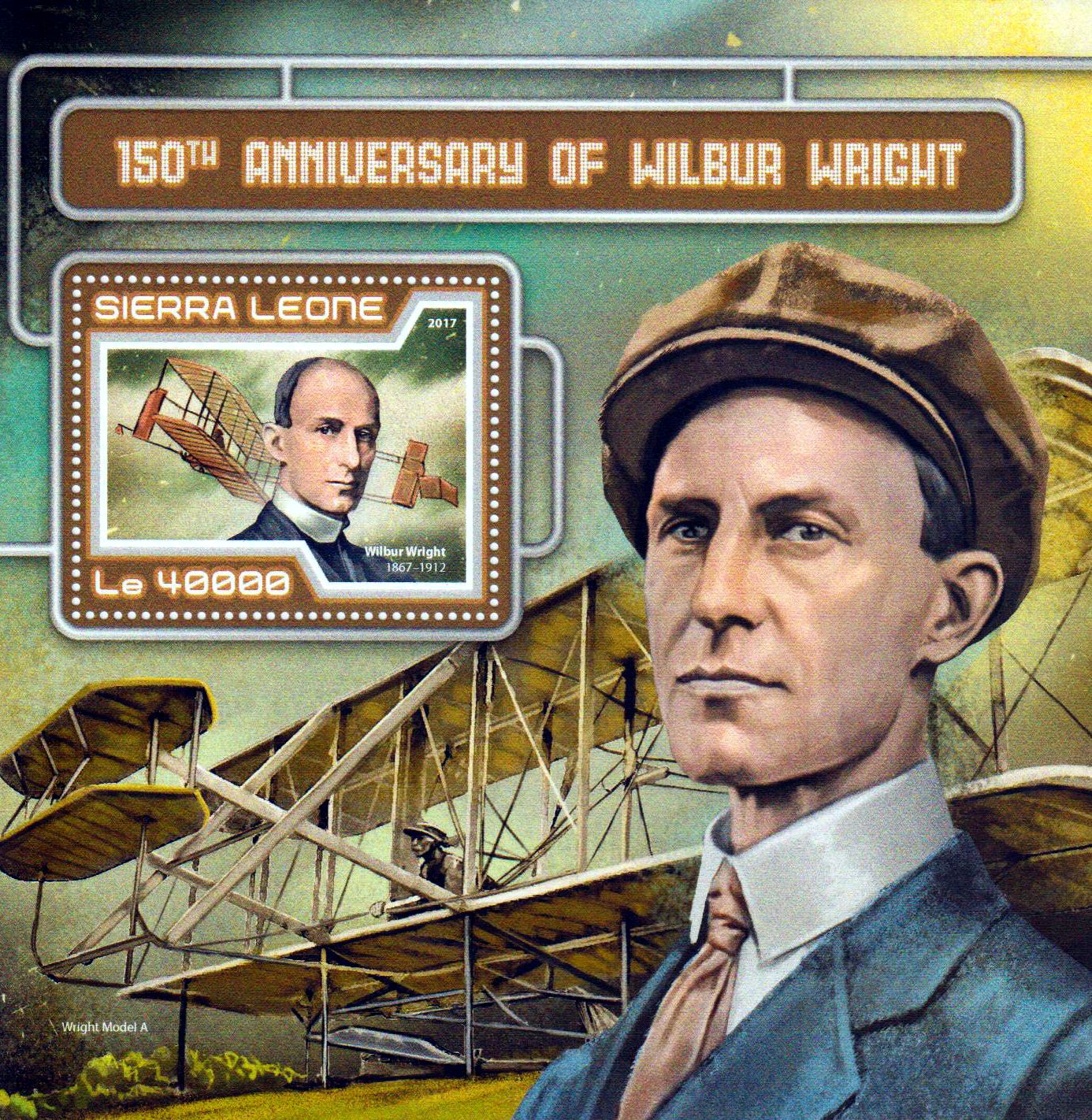 Block: Wilbur Wrigth, Flugzeug