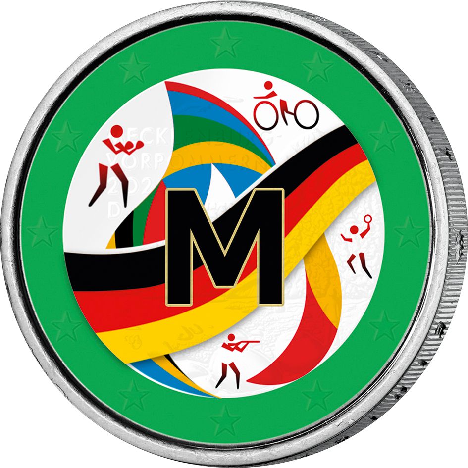 2 Euro SET "Olympische Spiele 2024, Team DE" inkl. edler Münzbox!