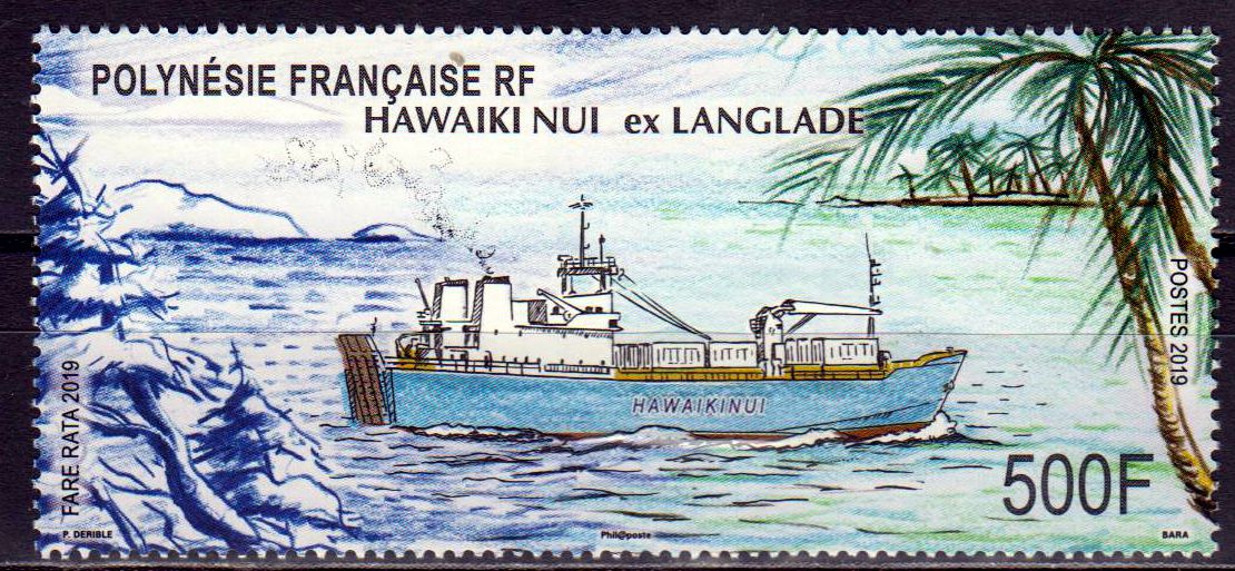Frachtschiff Hawaiki Nui 2019