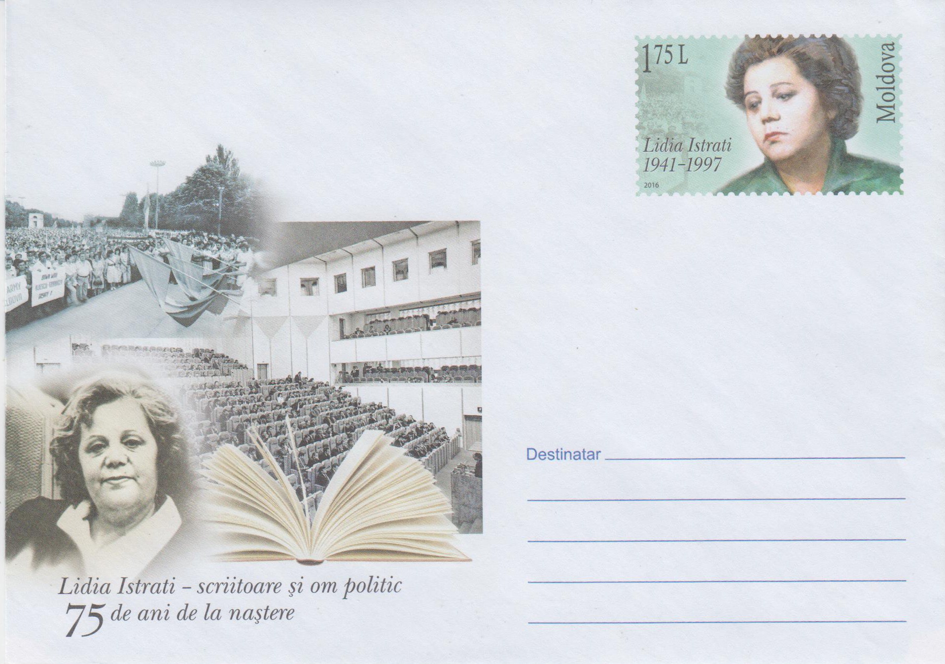 Umschlag: Lidia Istrati, Schriftstellerin