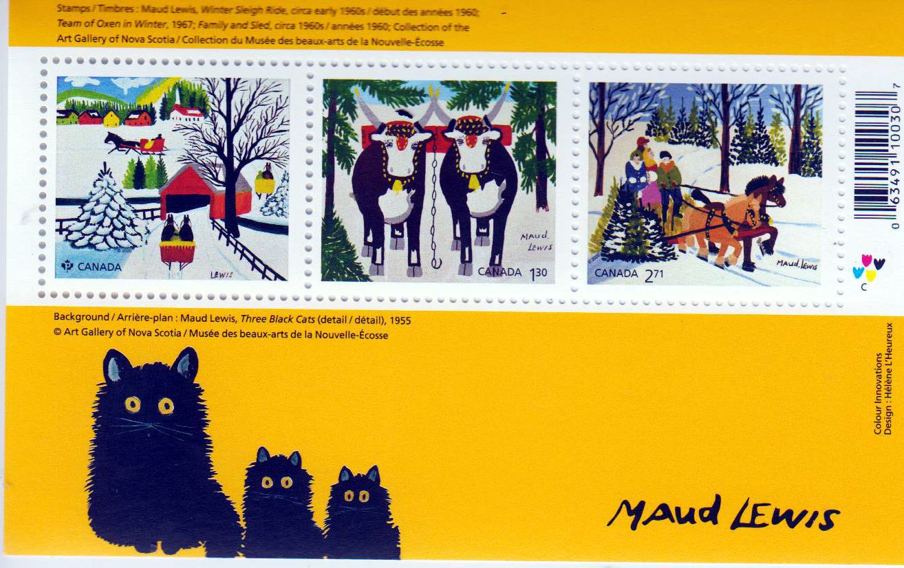Block: Weihnachten 2020, Maud Lewis, Gemälde