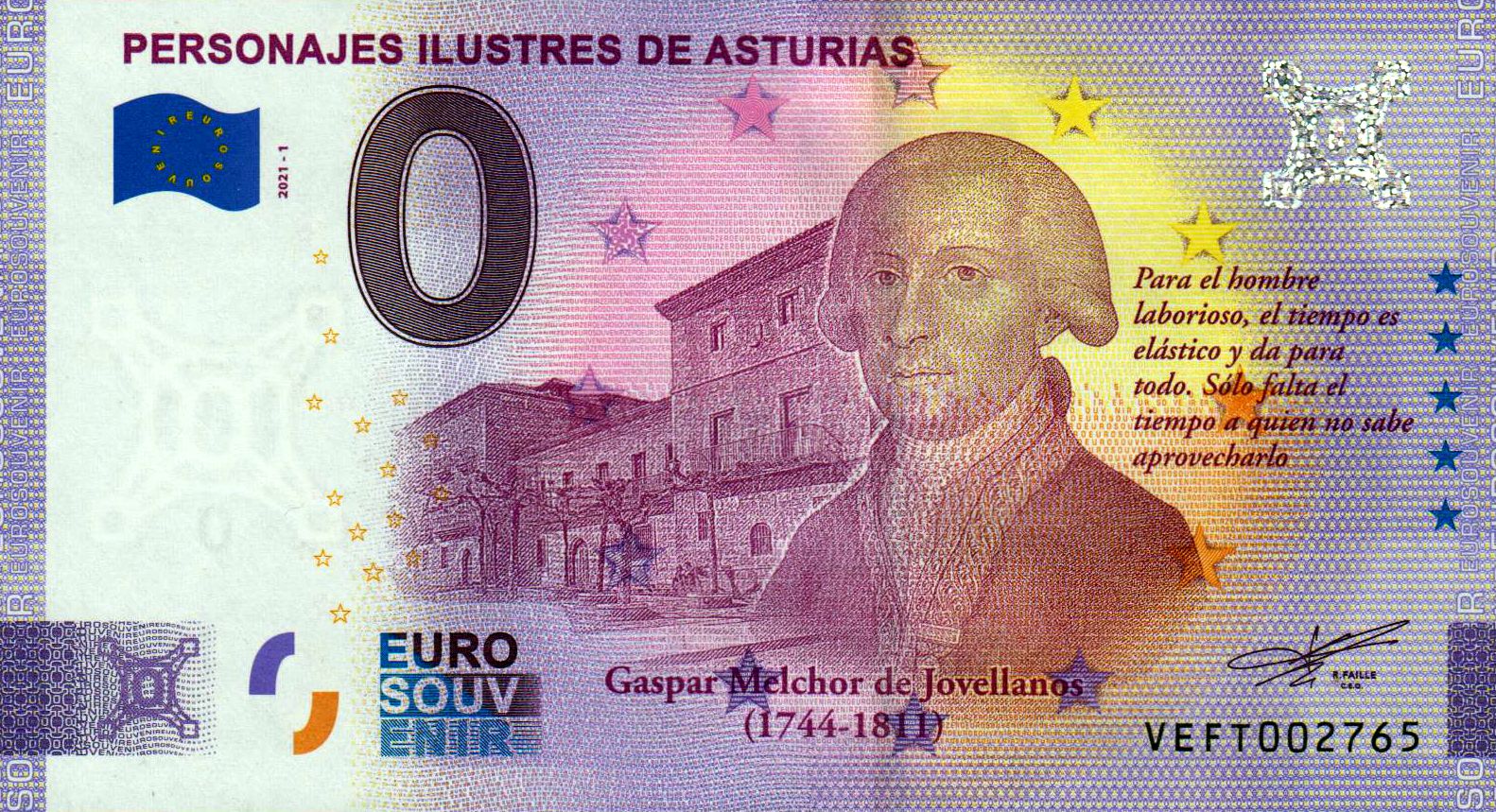 Personajes Ilustres de Asturias - Gaspar Melchor de Jovellanos 2021-1 Anniversary