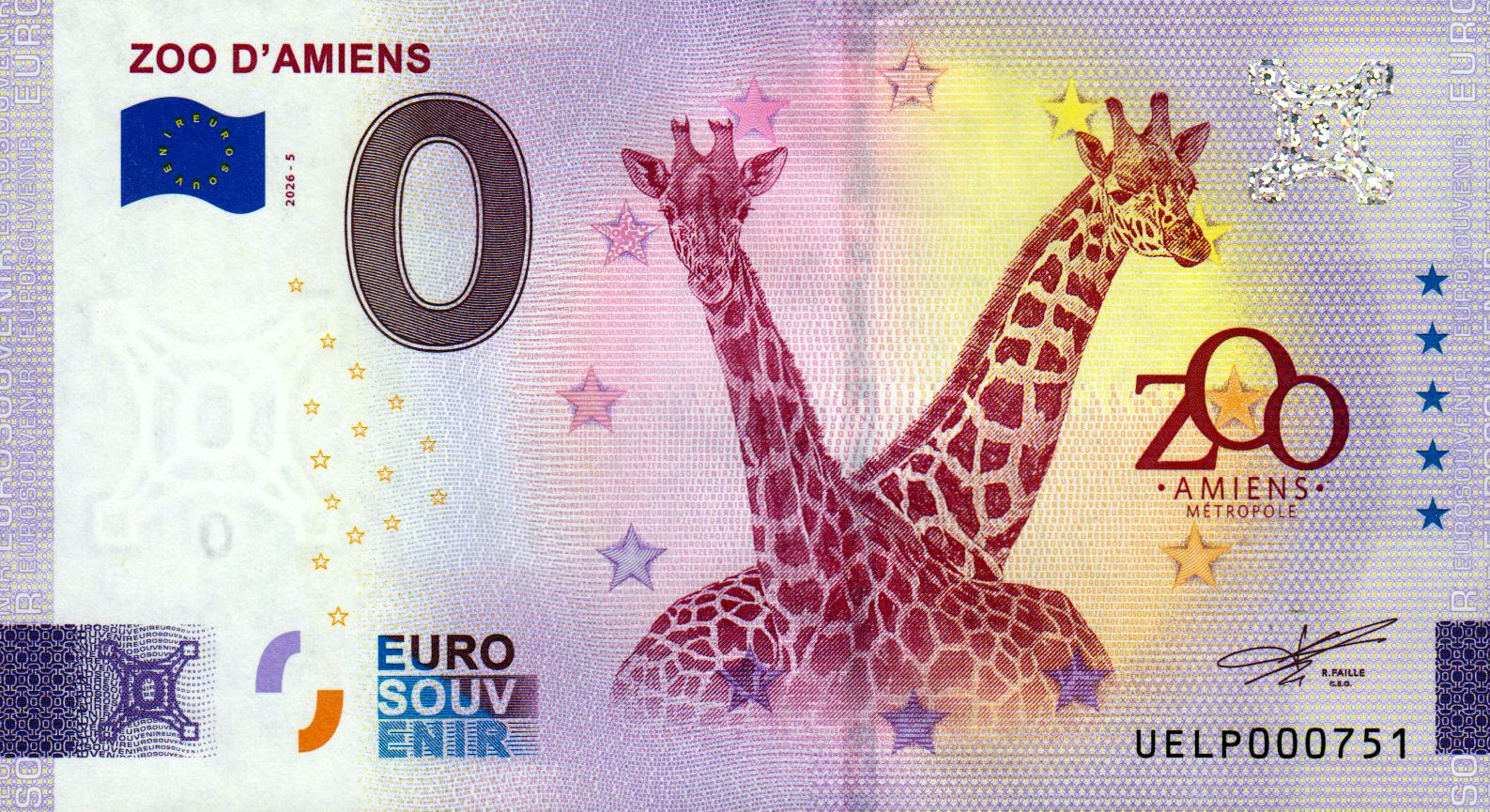 Zoo D' Amiens 2026-5 Silber