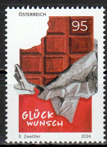 Glückwunsch 2024, Schokolade