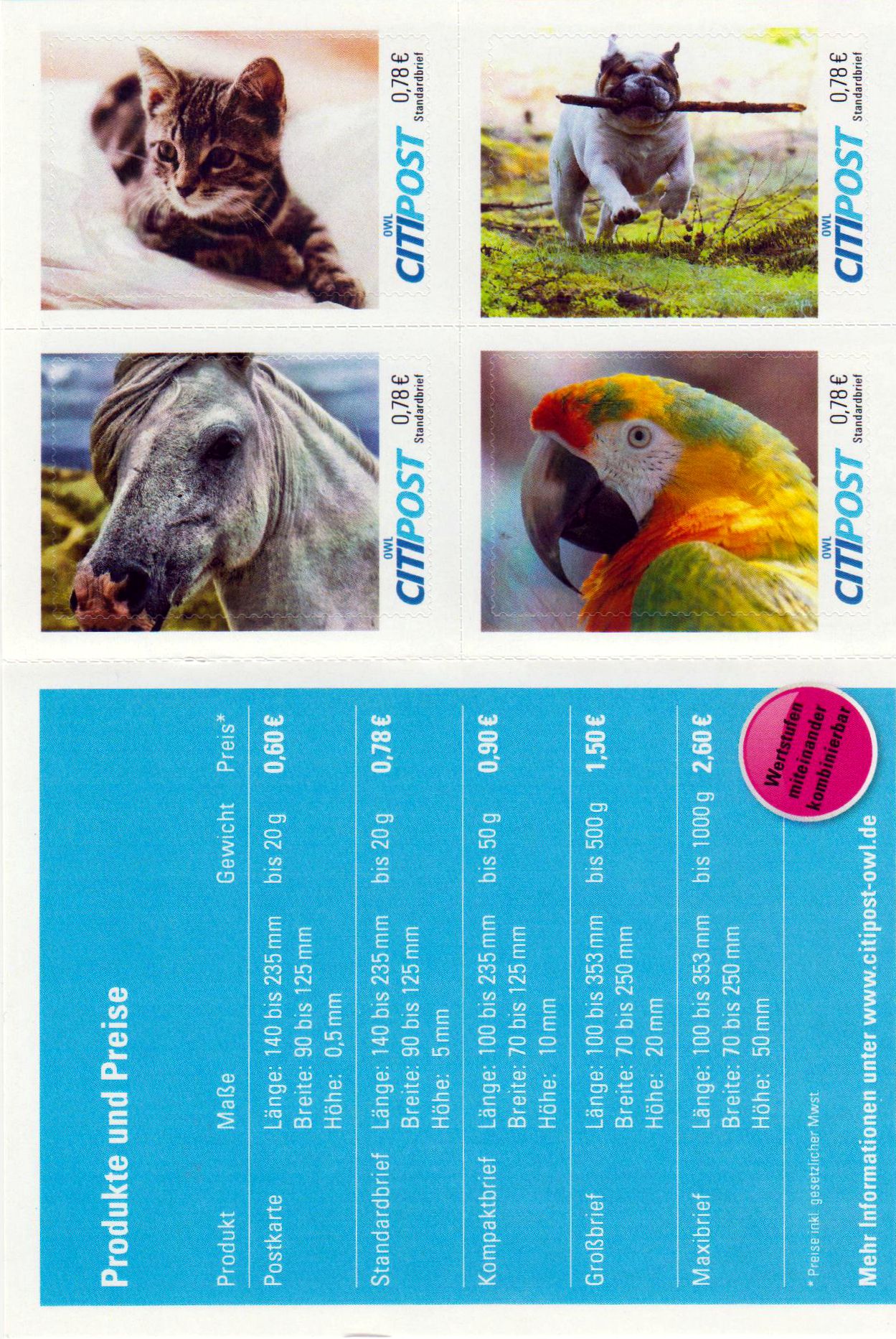 Tiere 2020 aus 4er-MH