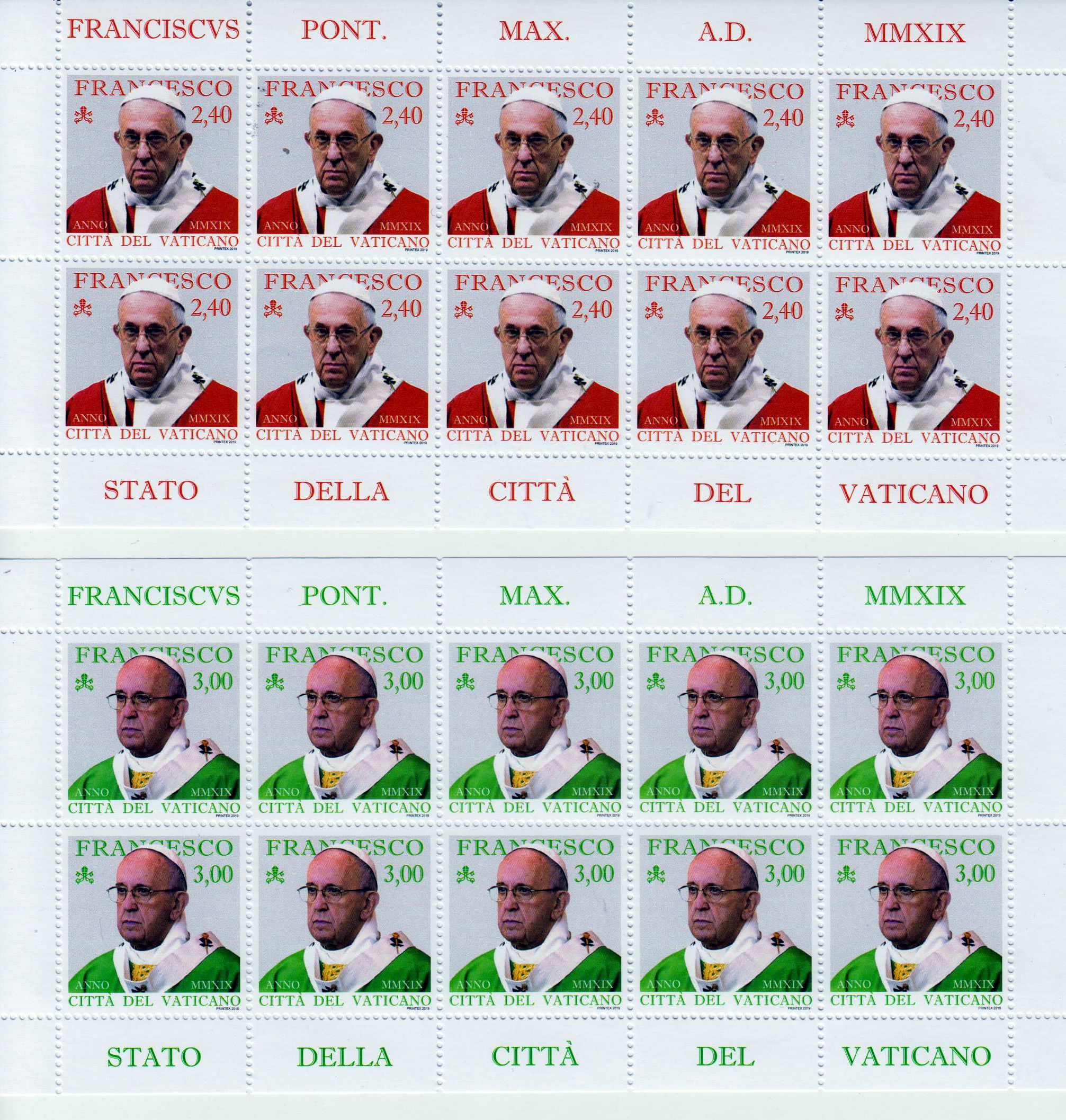 Pontifikat von Papst Franziskus 2019