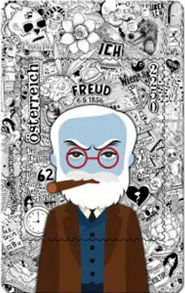 Block: Freud, Der Analytiker 2026, Farbe Regressions-Grün