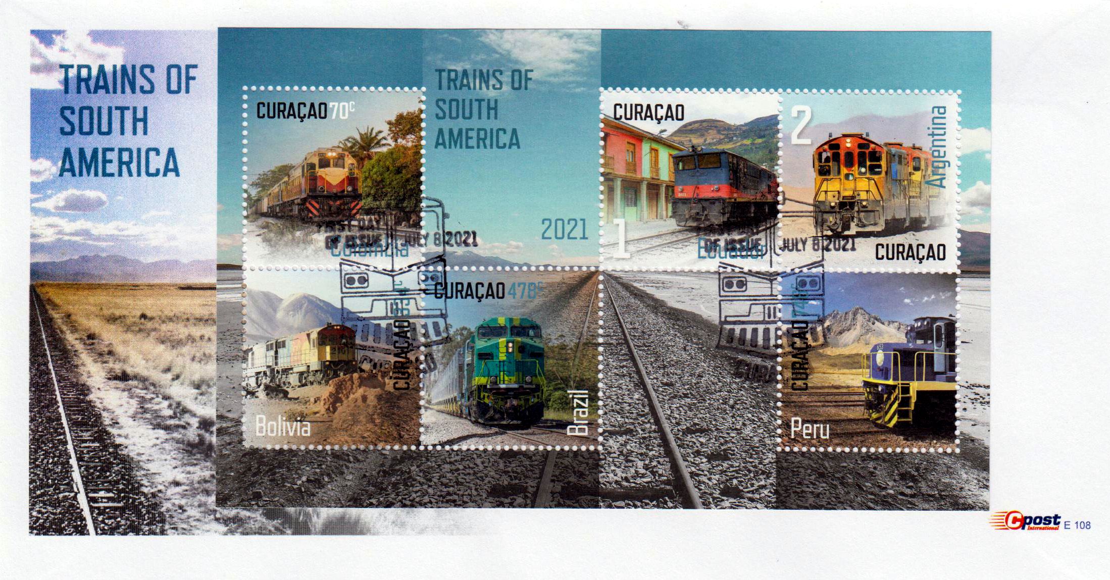 Südamerikani.Eisenbahnen