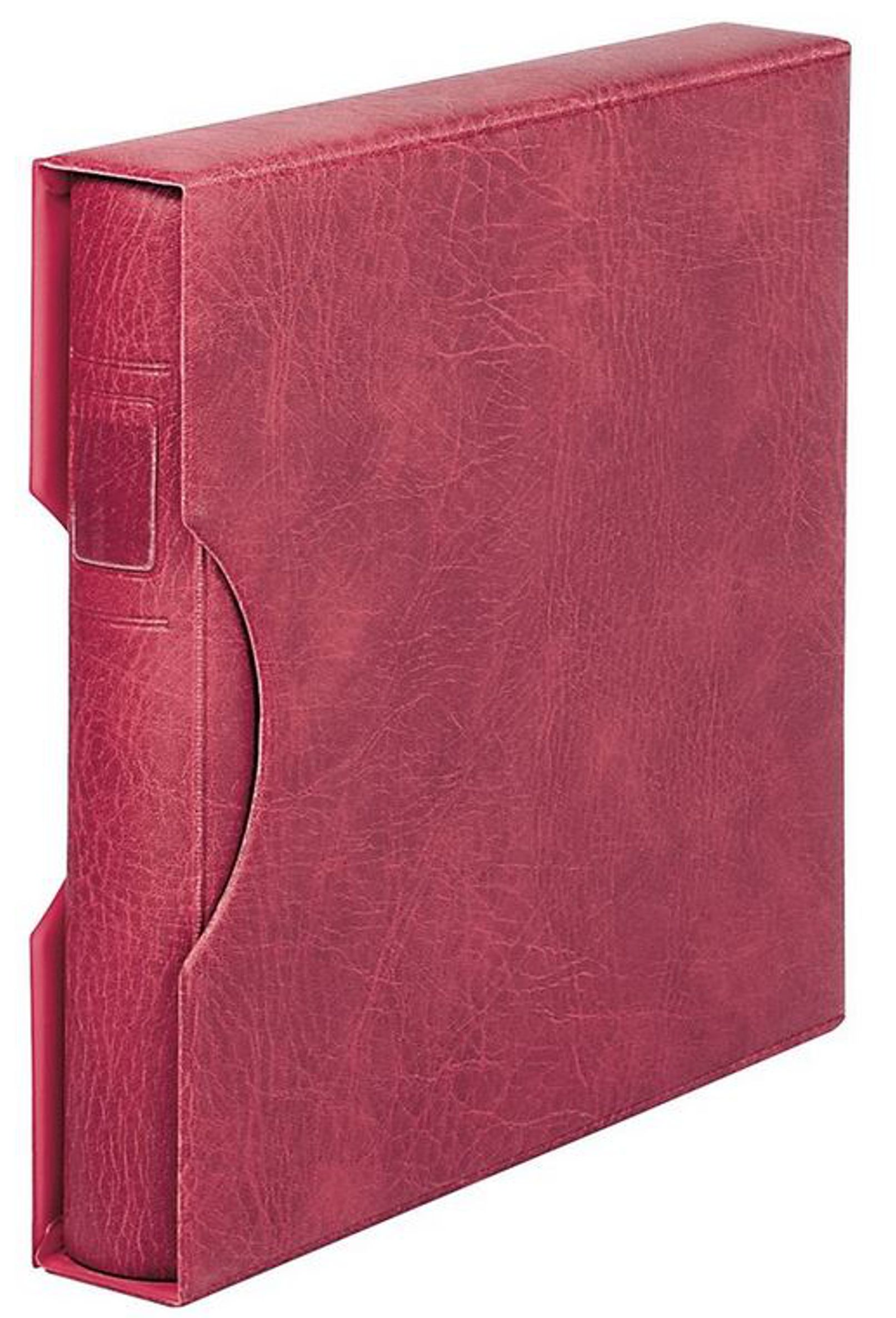 LINDNER - Ringbinder inkl. Schutzkassette, Farbe WEINROT, 1124-W