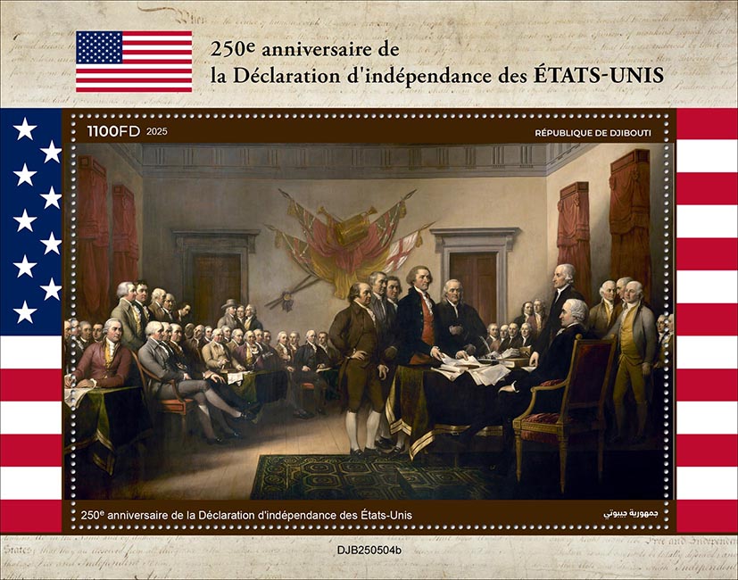 Block: 250 Jahre Unabhänigigkeitserklärung USA 2025