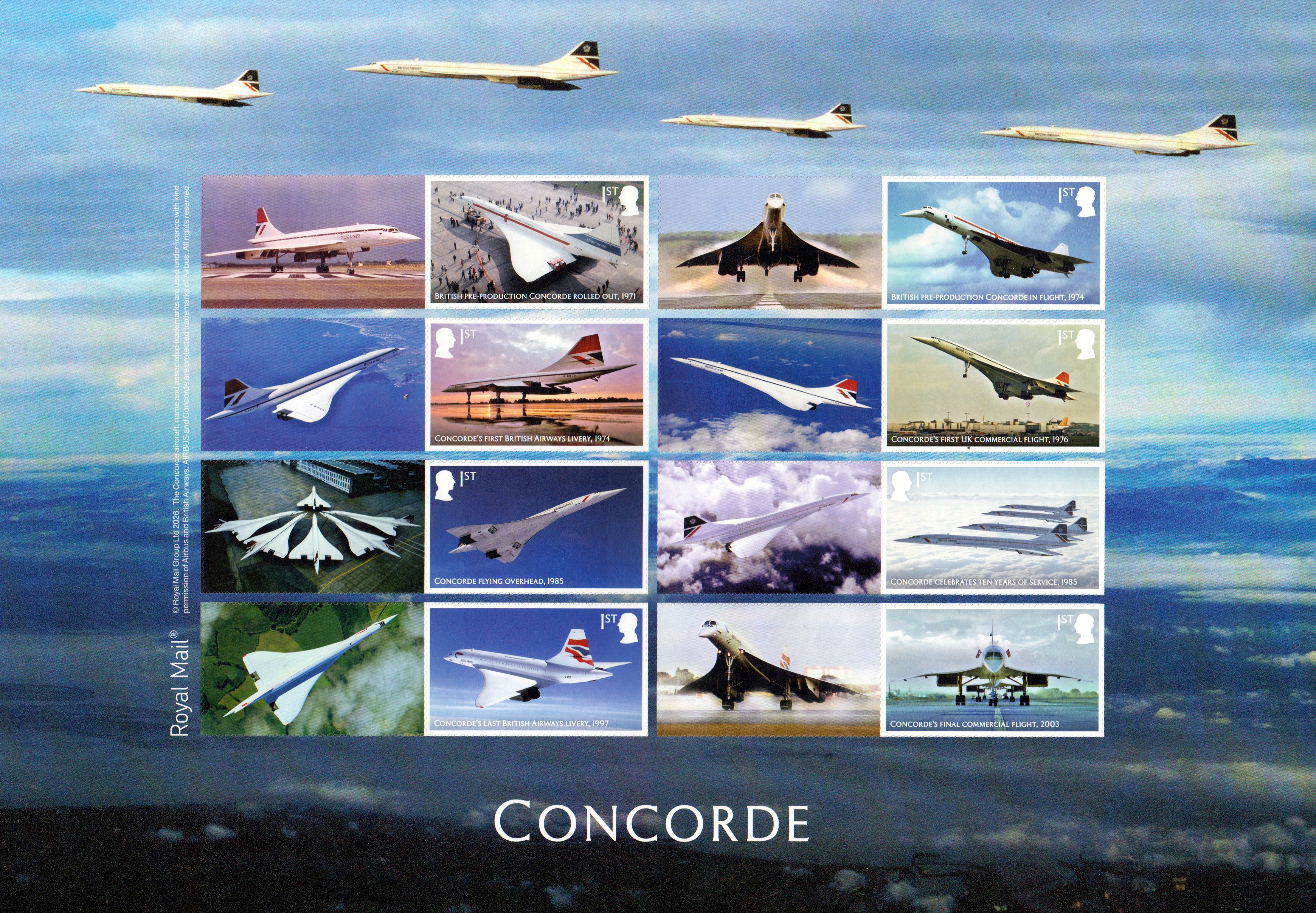 Concorde 2026, aus Collector sheet, sk
