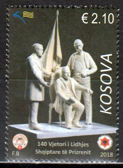 140 Jahre Albanische Liga 2018, Statuen