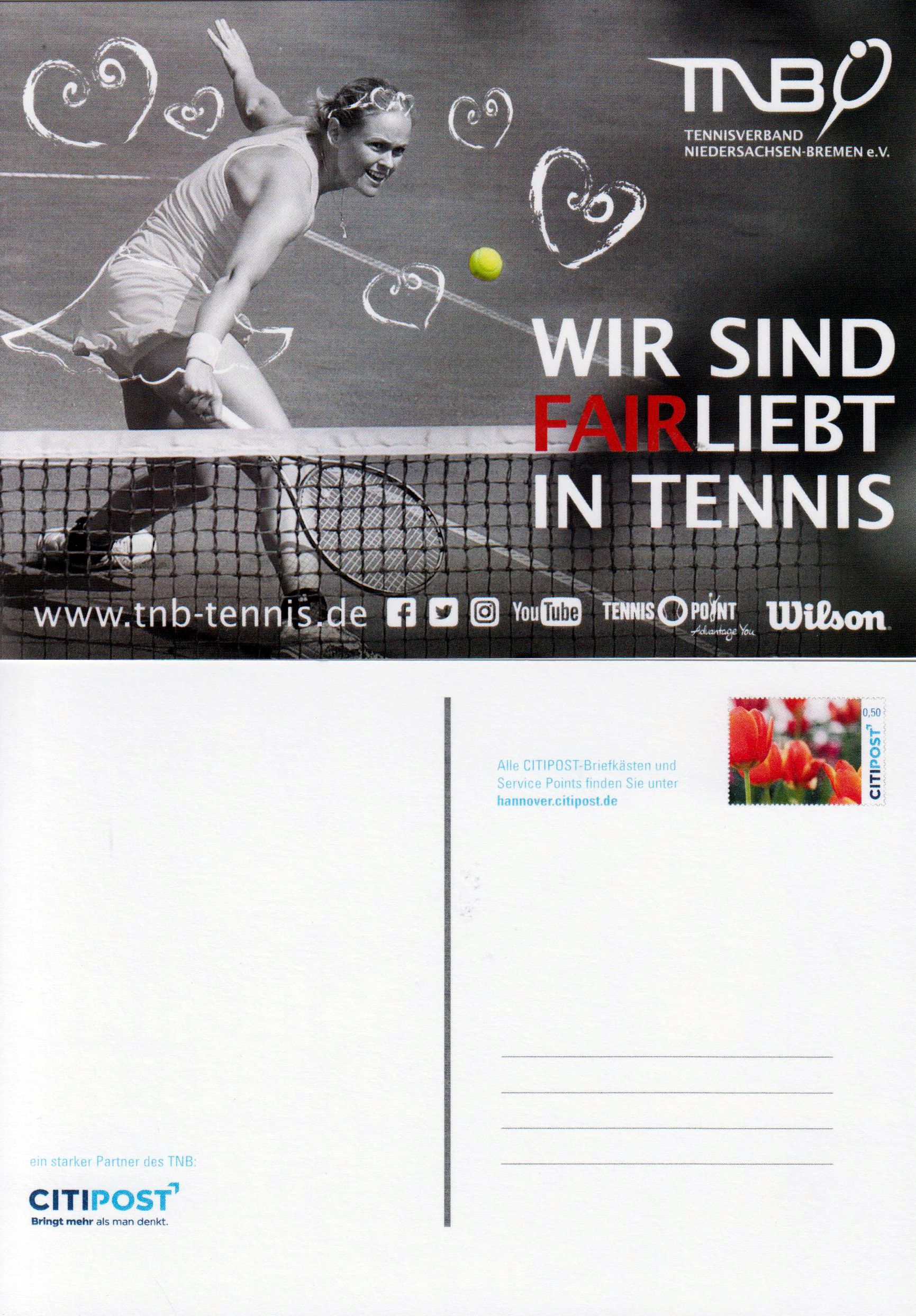 TNB, Tennisverband 2020, gestempelt