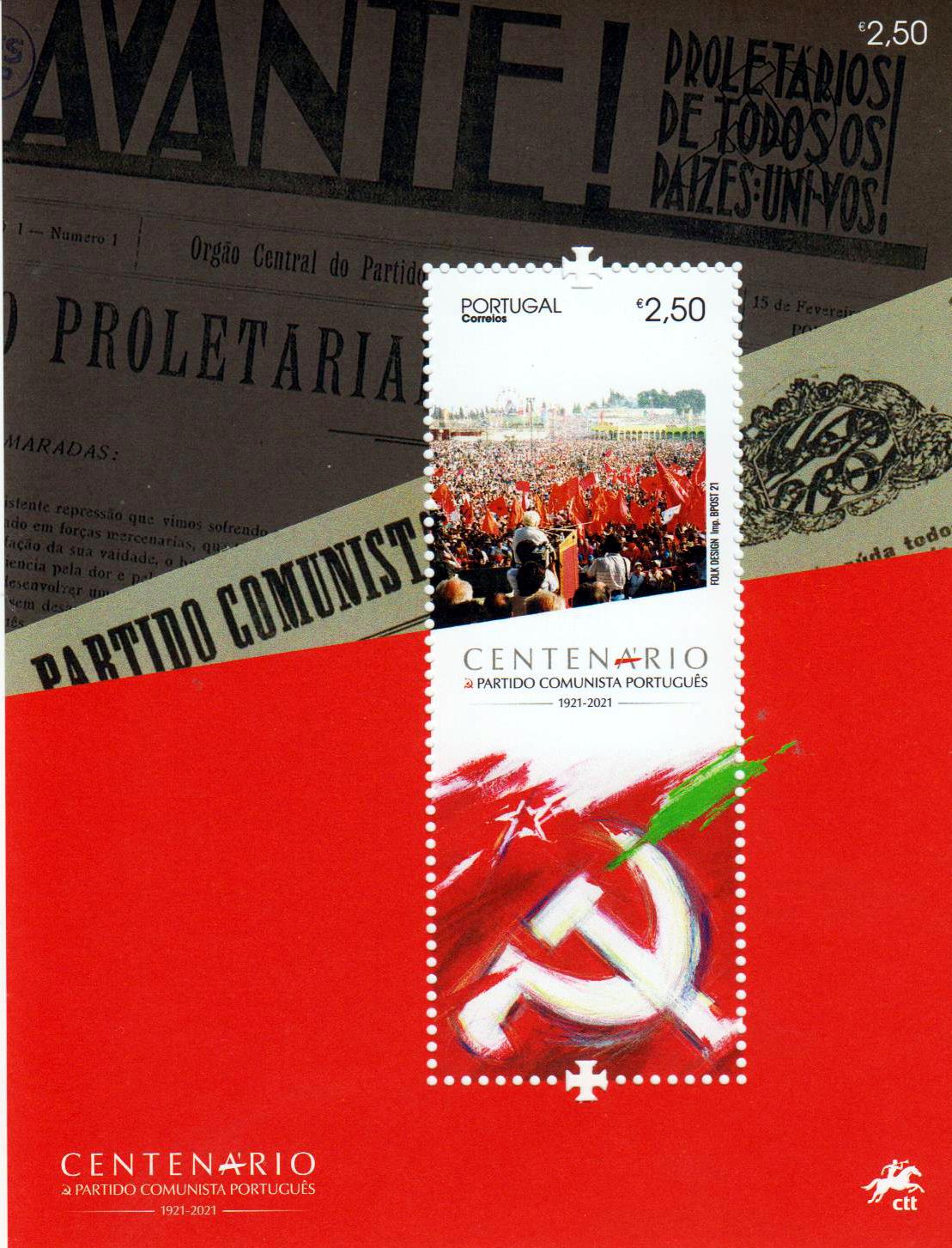 Block: 100 Jahre Kommunistische Partei 2021