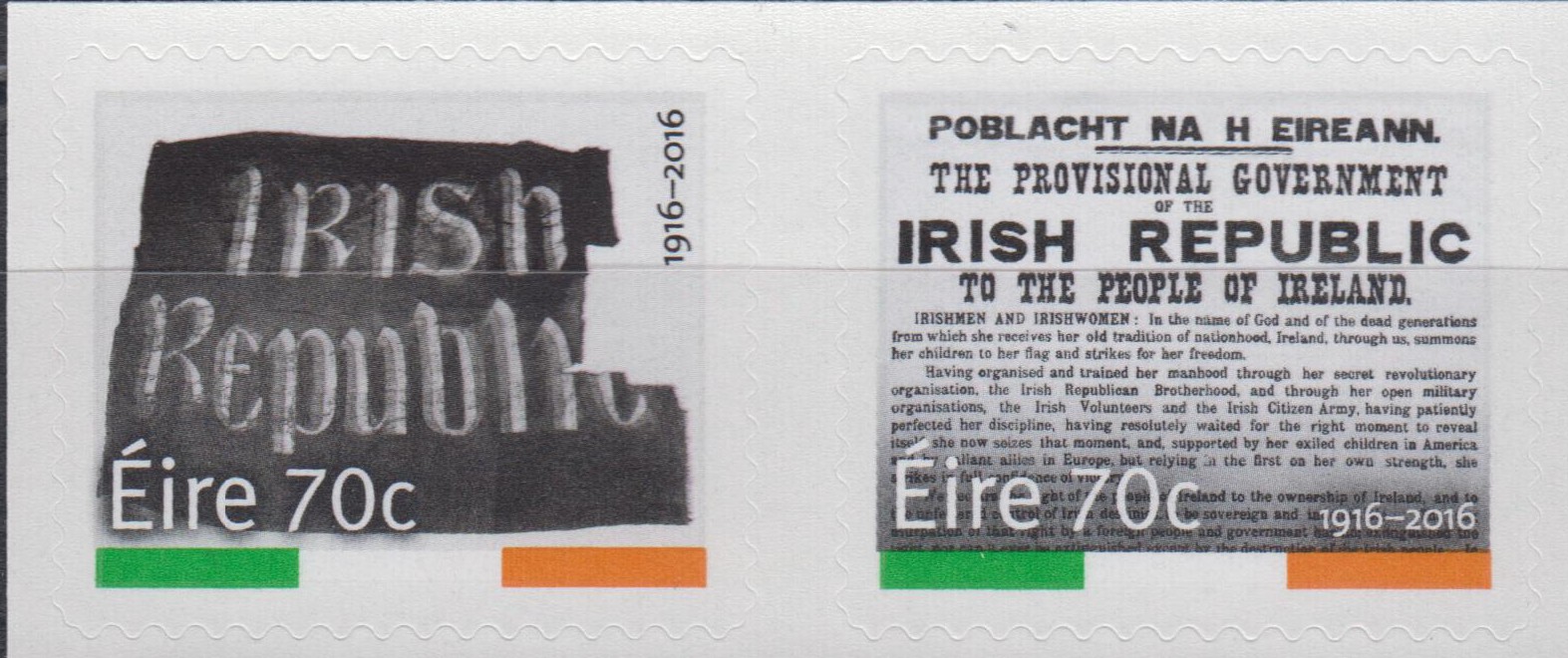 Republik, Fahne, Proklamation, sk (16P03)