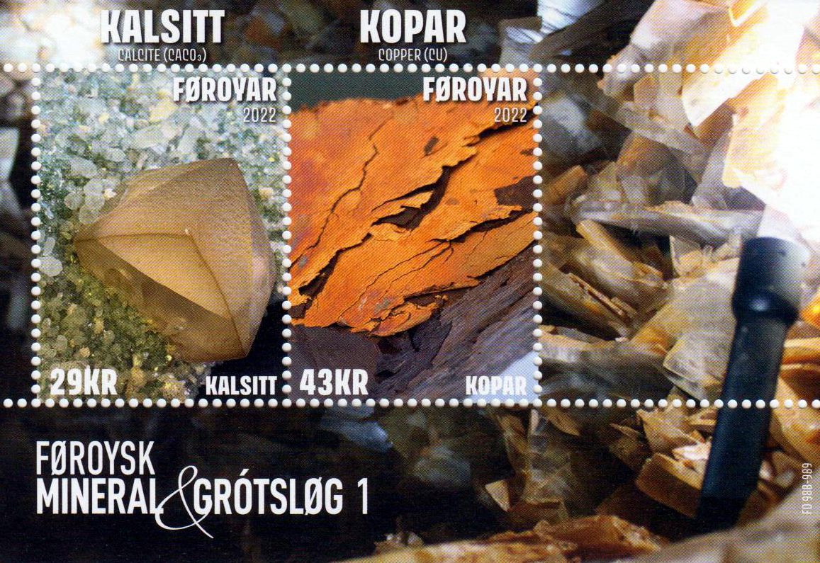 Block: Mineralien 2022, Calsitt, Copper