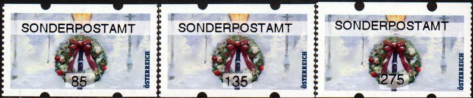 Weihnachten 2021, Türkranz "Sonderpostamt"