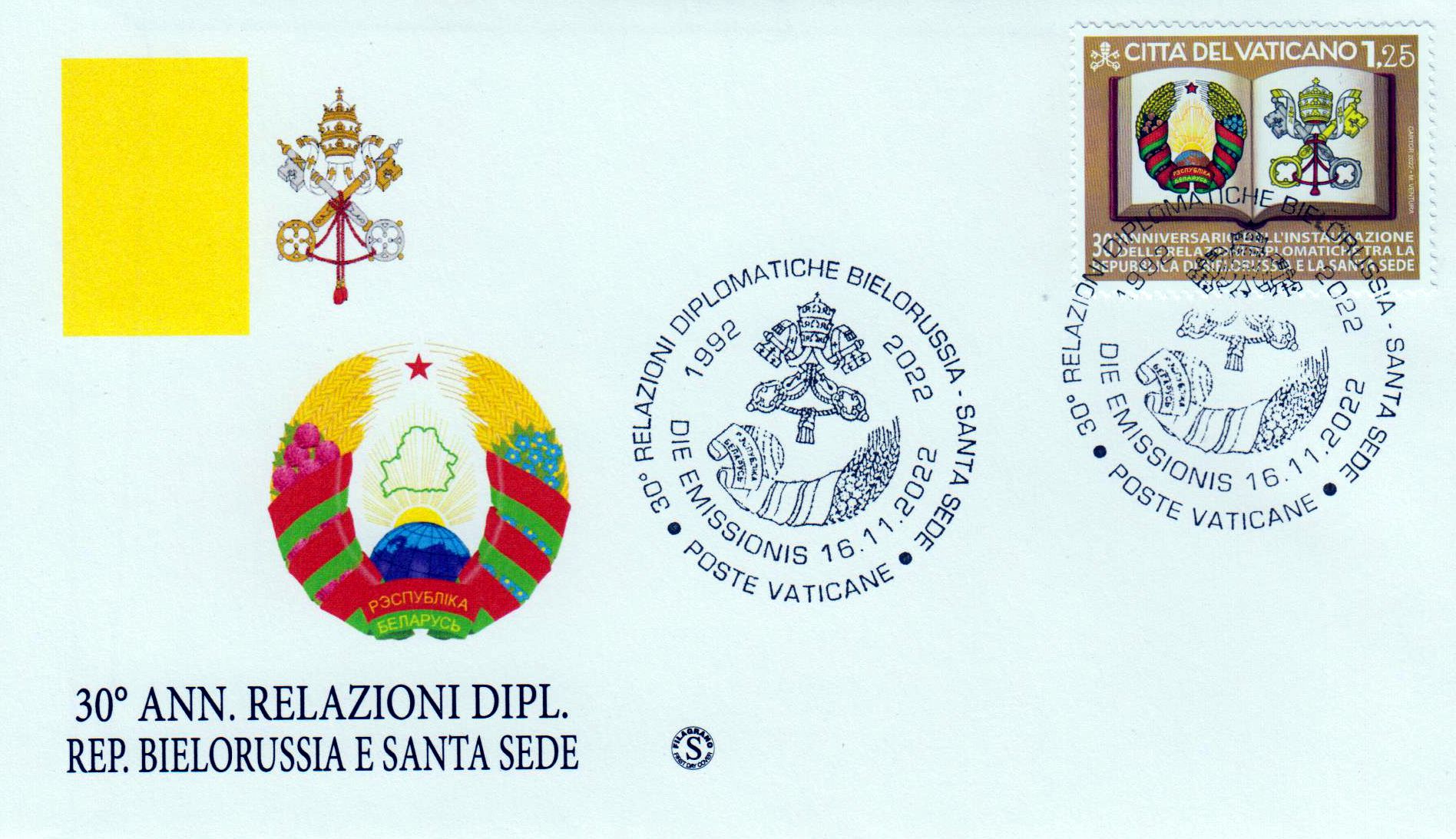 30 Jahre Dipl. Beziehungen 2022, Belarus GA