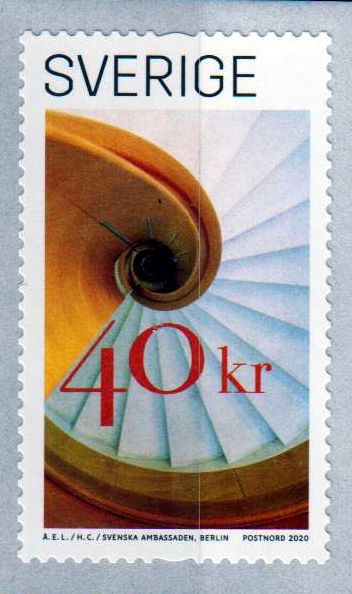 Spiraltreppe 2020, 40 Kr., von Rolle, sk
